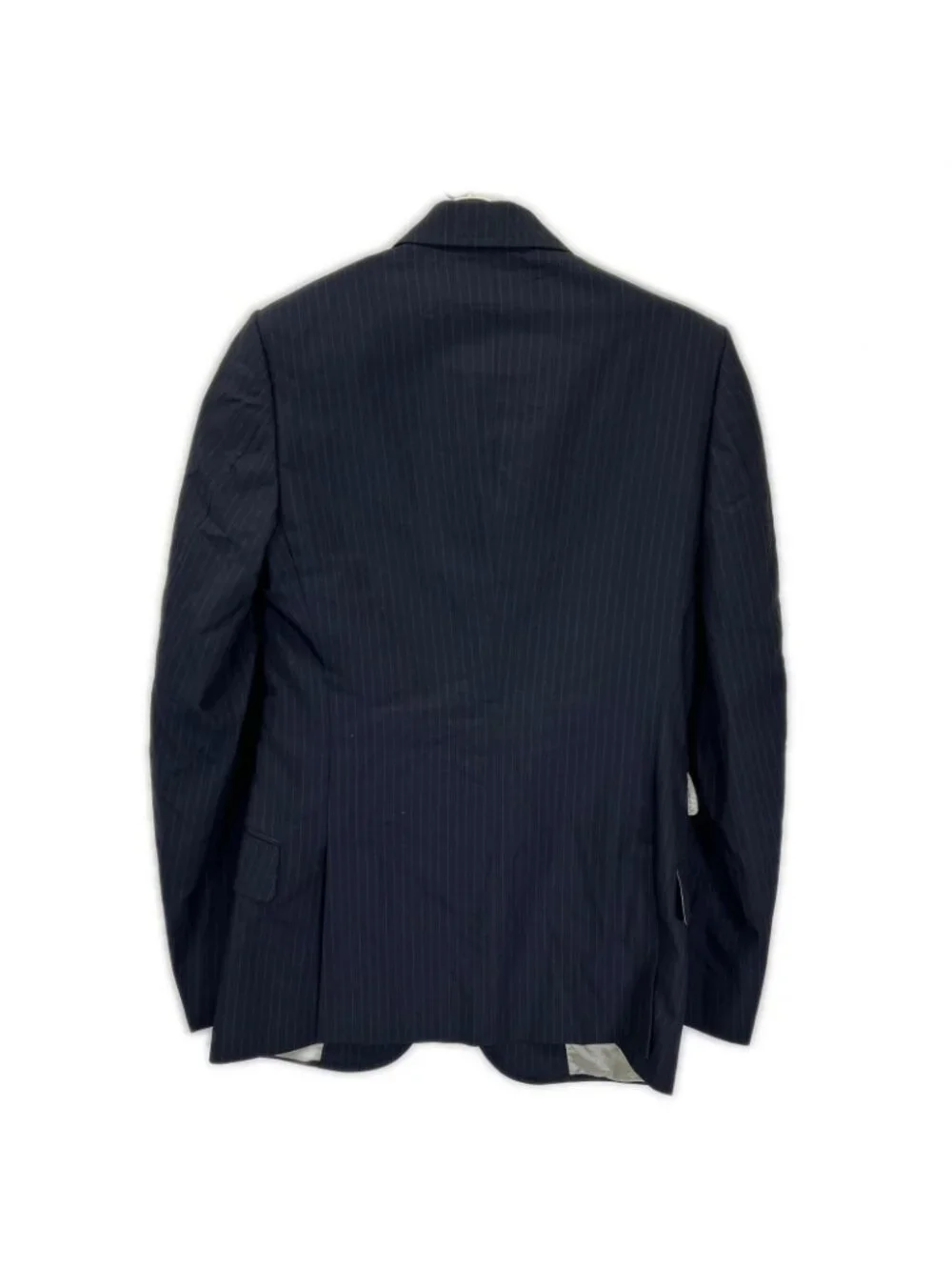 Gucci Black Pinstripe Be Inner Double Pocket Suit Set